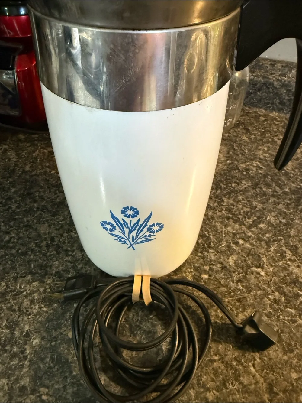 Corningware Stainless Steel Coffee/Tea Accessory Set with Black Accents